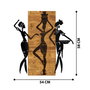 Wallity Afrikan Escultura de Pared Negro y Nogal